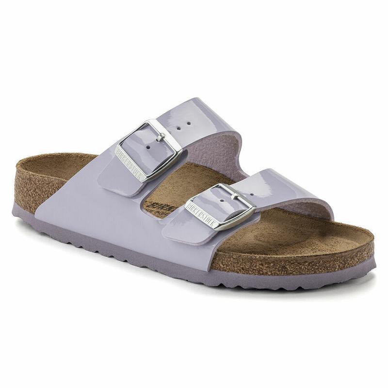 Arizona Birkenstock Lakovane Birko Flor Damske Nachový | SK 48JPQ